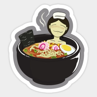 Ramen Onsen Sticker